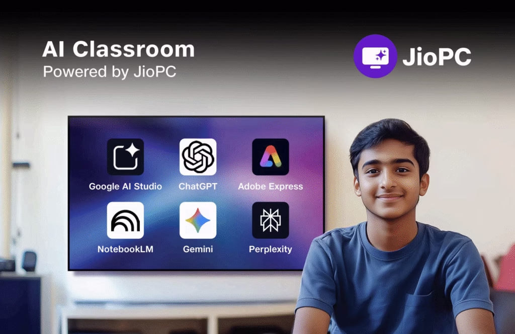 Jio Launches Free AI Classroom Course at India Mobile Congress 2025 Jio