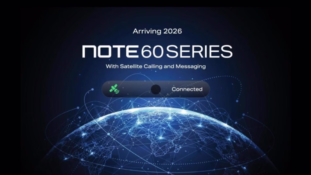 Infinix Note 60 to Launch with Satellite Calling Feature at CES 2026