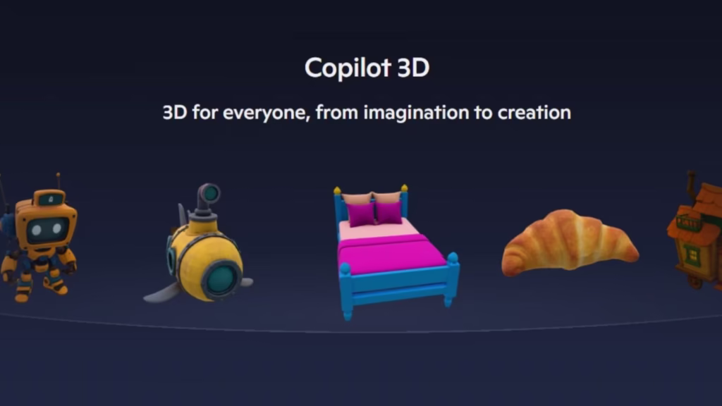 Microsoft Launches Copilot 3D to Instantly Turn 2D Images into 3D Models