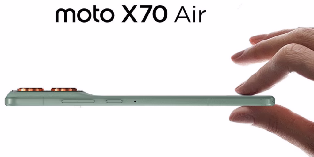 Motorola Teases Moto X70 Air India Launch: Slim Rival to iPhone Air, Galaxy S25 Edge Motorola Teases Moto X70 Air India Launch: Slim Rival to iPhone Air, Galaxy S25 Edge