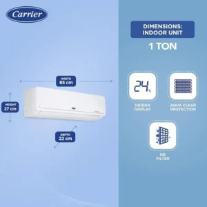 Carrier Flexicool 12K KURVE RXI 1 Ton 3 Star 2023 Inverter Split AC