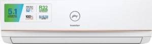 Godrej EI 12TINV5R32-GWA 1 Ton 5 Star 2023 Inverter Split AC