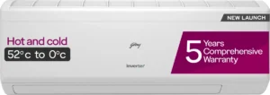 Godrej SIH 18ITC3-WYC 1.5 Ton 3 Star 2024 Inverter Split AC