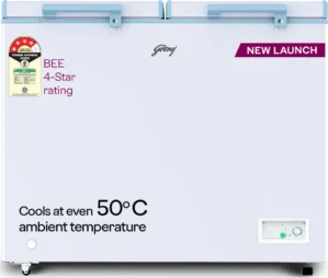 Godrej DH ESNCH 325D 2HCNP RW 302 L Double Door Deep Freezer