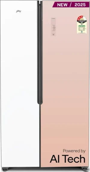 Godrej RS EONVELVET 646C RIT OP RS 600 L Side by Side Door Refrigerator