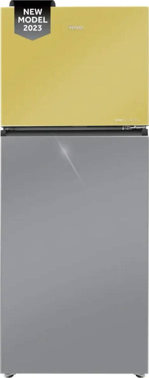Haier HRF-3783YGG-P 328 L 3 Star Double Door Refrigerator