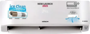 Hitachi 5400STXL RAS.G512PCBIBT 1 Ton 5 Star 2025 Inverter Split AC