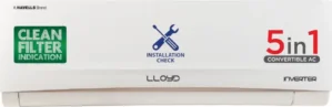 Lloyd GLS18I5FOGEV 1.5 Ton 5 Star 2024 Inverter Split AC