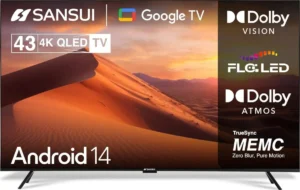 Sansui JSW43UG23Q 43 inch Ultra HD 4K Smart QLED TV