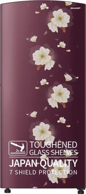 Sharp SJ-DF225N2-PRF 197 L 2 Star Single Door Refrigerator
