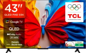 TCL S5K 43 inch Full HD Smart QLED TV (43S5K)