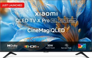 Xiaomi X Pro 2025 43 inch Ultra HD 4K Smart QLED TV (L43MB-APIN)