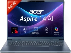 Acer Aspire 14 AI A14-11M NX.JP3SI.001 Laptop ( Qualcomm Snapdragon X X1-26-100/ 16GB/ 512GB SSD/ Win11 Home)