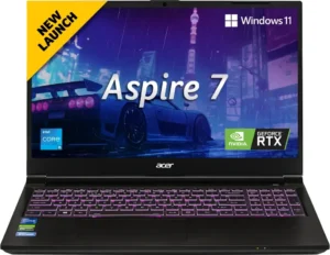 Acer Aspire 7 A715-79G UN.U2KSI.001 Gaming Laptop (13th Gen Core i7/ 16GB/ 512GB SSD/ Win11 Home/ 6GB Graph)