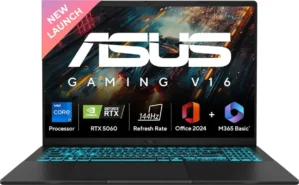 Asus Gaming V16 V3607VM-RP057WS Laptop (Intel Core 7 240H/ 16GB/ 512GB SSD/ Win11 / 8GB RTX 5060 Graph)