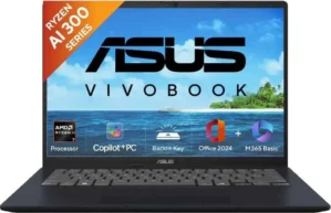 Asus VivoBook 14 M1407KA-LY112WS Laptop (AMD Ryzen AI 7 350/ 16GB/ 512GB SSD/ Windows 11)