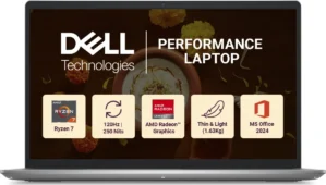 Dell DC15255 Laptop (AMD Ryzen 7 7730U/ 16GB/ 512GB SSD/ Win11)