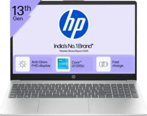 HP 15-fd0668TU Laptop (13th Gen Core i3/ 16GB/ 512GB SSD/ Win11 Home)