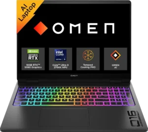 HP Omen 16 Max 16-ah0076TX Gaming Laptop (Intel Core Ultra 9 275HX/ 32GB/ 1TB SSD/ Win11/ 16GB NVIDIA GeForce RTX 5080)