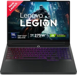 Lenovo Legion Pro 7 2025 16IAX10H 83F500D9IN AI Gaming Laptop (Intel Core Ultra 9 275HX / 32GB/ 1TB SSD/ Win11/ 16GB RTX5080)