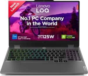 Lenovo LOQ 15IRX9 83DV01A5IN Gaming Laptop (13th Gen Core i7/ 16GB/ 512GB SSD/ Win11/ 6GB RTX4050)
