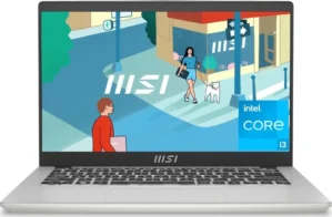 MSI Modern 14 C13M-115IN Laptop (13th Gen Core i3/ 8GB/ 512GB SSD/ Win11 Home)