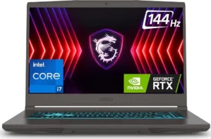 MSI Thin 15 B12UCX-1694IN Gaming Laptop (12th Gen Core i7/ 16GB/ 512GB SSD/ Win11 Home/ 4GB RTX 2050 Graph)