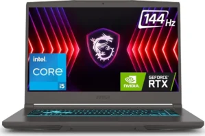 MSI Thin 15 B13UCX-1807IN Gaming Laptop (13th Gen Core i5/ 16GB/ 512GB SSD/ Win11 Home/ 4GB Graph)