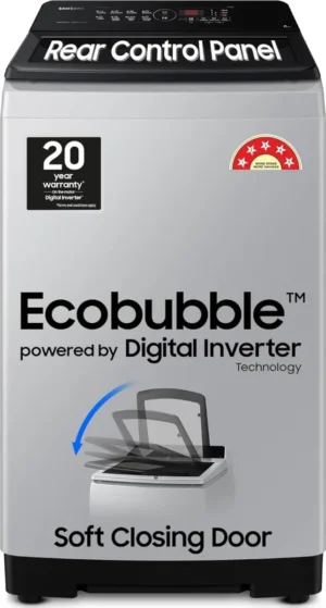 Samsung Ecobubble WA80BG4441BG 8 Kg Fully Automatic Top Load Washing Machine