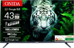 Onida Karaoke Series 43 inch Ultra HD 4K Smart LED TV (43UGF)