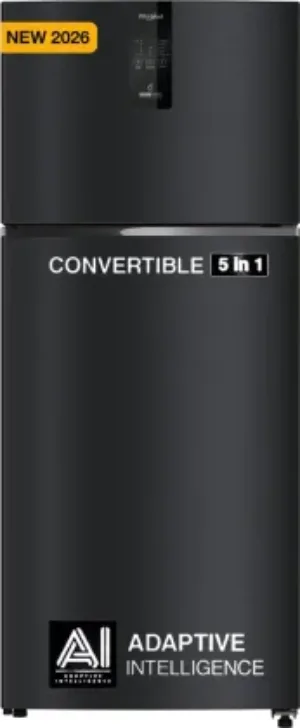 Whirlpool IF INV CNV 515 Gravity Black-Y 467 L 2 Star Double Door Refrigerator