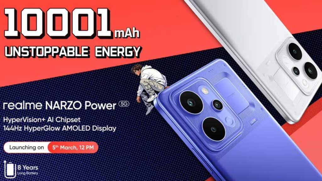 Realme Narzo Power 5G: A 10,001mAh Battery That Actually Fits in Your Pocket
