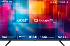 Acer G Plus Series 43 inch Ultra HD 4K Smart LED TV (AR43UDGGR2851AD)