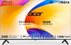 Acer I Pro Series 40 inch Full HD Smart LED TV (AR40FDIGU2841AT)