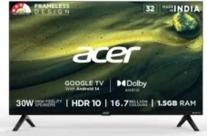 Acer L Series 32 inch HD Ready Smart LED TV (AR43UDLGU2875AT)