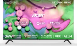 Acer V Pro 55 inch Ultra HD 4K Smart QLED TV (AR55QDQGR2851AD)