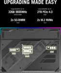 Asus ROG Strix G16 2023 G614JIR-N4062WS Gaming Laptop (14th Gen Core i9/ 16GB/ 1TB SSD/ Win11/ 8GB Graph)