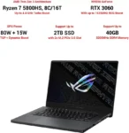 Asus ROG Zephyrus G15 GA503QM-HQ148TS Gaming Laptop (AMD Ryzen 7/ 16GB/ 1TB SSD/ Win10 Home/ 6GB Graph)