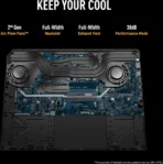Asus TUF Gaming F16 FX688JPR-QT043WS Laptop (14th Gen Core i7/ 32GB/ 1TB SSD/ Win11/ 8GB RTX 5070 8GB Graphics)