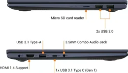 Asus VivoBook M413IA-EK582T Laptop (Ryzen 5/ 8GB/ 512GB SSD/ Win10 Home)