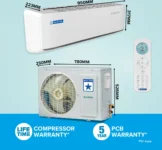 Blue Star IC518ZNURS 1.5 Ton 5 Star 2025 Inverter Split AC