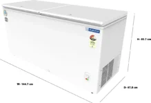 Blue Star CF3-400MEW 401 L Double Door Deep Freezer