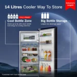 Bosch CST18B33PI 187 L 3 Star Single Door Refrigerator