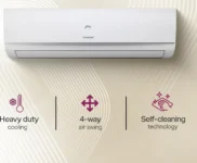 Godrej EI 12TINV3R32 WYQ IOT 1 Ton 3 Star 2025 Inverter Split AC