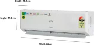 Godrej SIC 12PTC3-WWP 1 Ton 3 Star 2024 Inverter Split AC