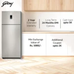 Godrej RF EON 474B RCI 472 L 2 Star Double Door Refrigerator