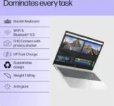 HP 15-fd0668TU Laptop (13th Gen Core i3/ 16GB/ 512GB SSD/ Win11 Home)