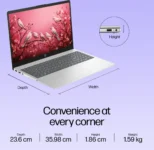 HP 15-hr0005TU Laptop (13th Gen Core i3/ 8GB/ 512GB SSD/ Win11 Home)