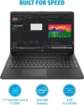 HP 15s-fq2627TU Laptop (11th Gen Core i3/ 8GB/ 512GB SSD/ Win11 Home)