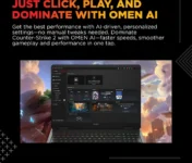 HP Omen 16-am0277TX Gaming Laptop (Intel Core 7 240H/ 24GB/ 1TB SSD/ Win11/ 8GB RTX 5050 Graph)